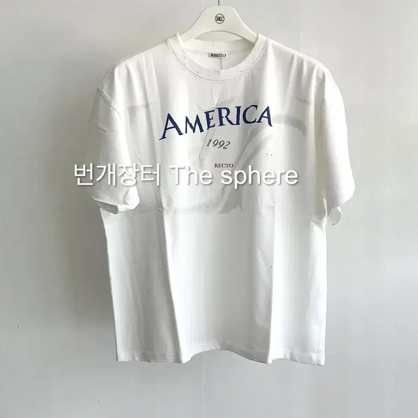 美品RECTO 25SS AMERICA 1992 Tシャツ　韓国 美品RECTO 25SS AMERICA 1992 Tシャツ 韓国 - メルカリ
