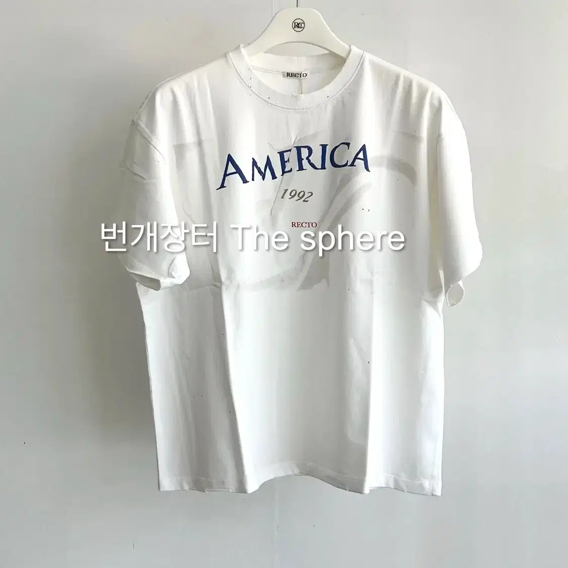 RECTO | 렉토 Recto 25SS Dirty Vintage Dying Destroyed America T