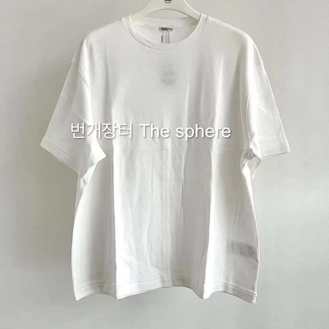 [RECTO] / ☆ 25SS LOOSE FIT COTTON T-SHIRT / OFF WHITE Recto 25SS Loose Fit Cotton Short Sleeve T-Shirt Off White