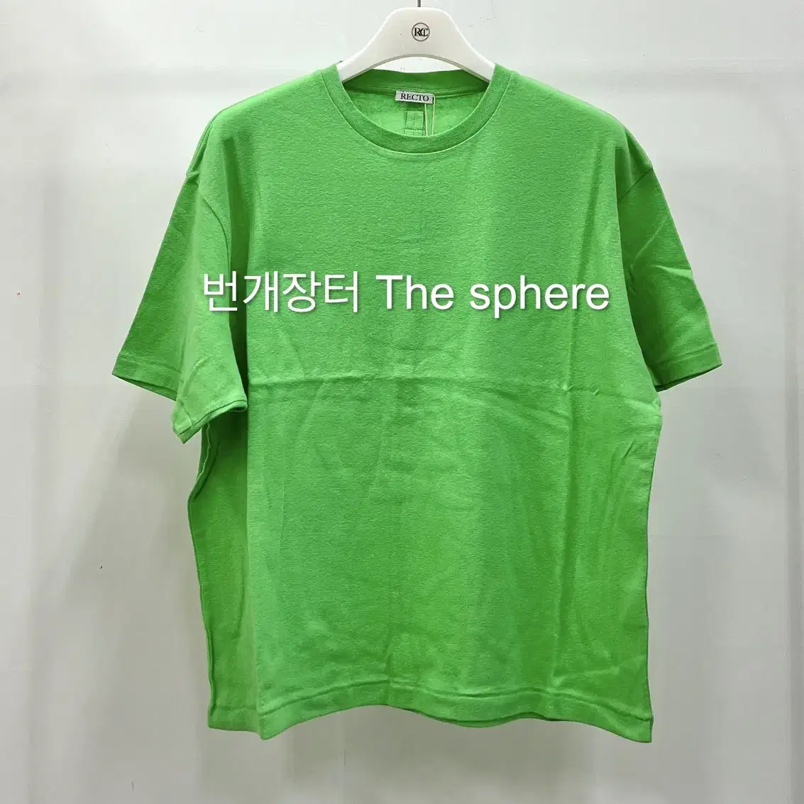 [RECTO] /☆ 25SS LOOSE FIT COTTON T-SHIRT / WATERMELON GREEN RECTO - Official Website