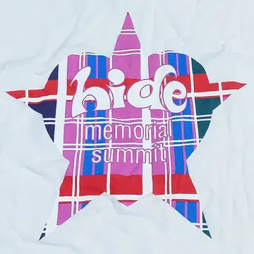 히데(hide)' 20주기 추모 콘서트 머천다이즈 한정 티셔츠(미사용