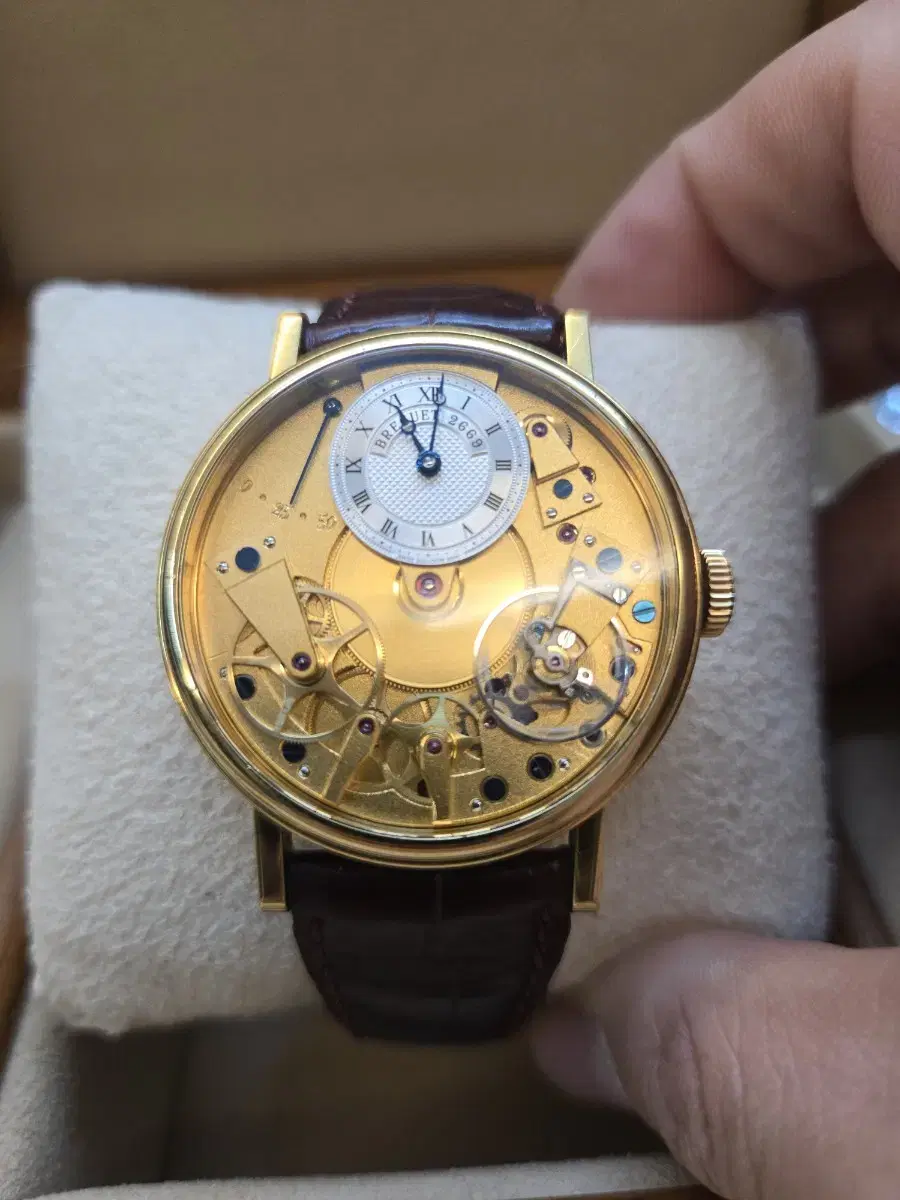 브레게 트래디션 38mm 금통 7027 상태최고