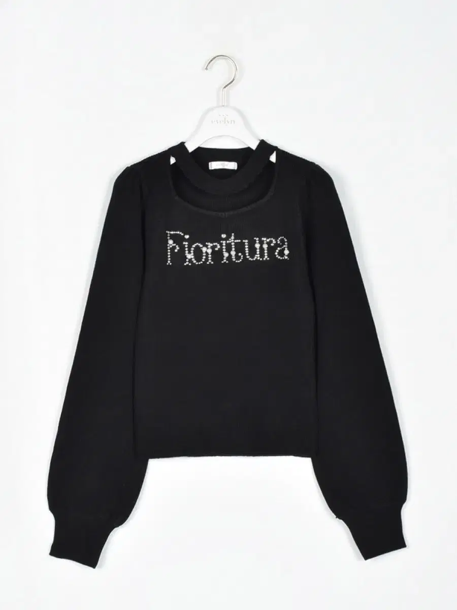 Eblin EVELYN Bijou Roro Choker Knit Tops
