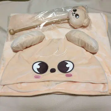 스키즈 StrayKids 퍼핌 후드 타월 어깨 두드리는 막대