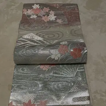 여름 후쿠로 오비 여름 기모노 순수 실크 컨디션 최상