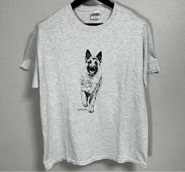 90년대 USA제 셰퍼드 양면 개 빈티지 T-셔츠