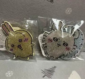 치이카와 (먼작귀) 큐빅 키링 2개 토끼 모몽가 세트