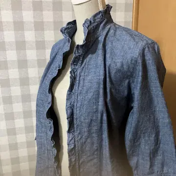 데님 프릴 자켓