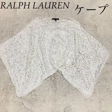 RALPH LAUREN 봄/여름 케이프 판초 망토 레이스 크로셰