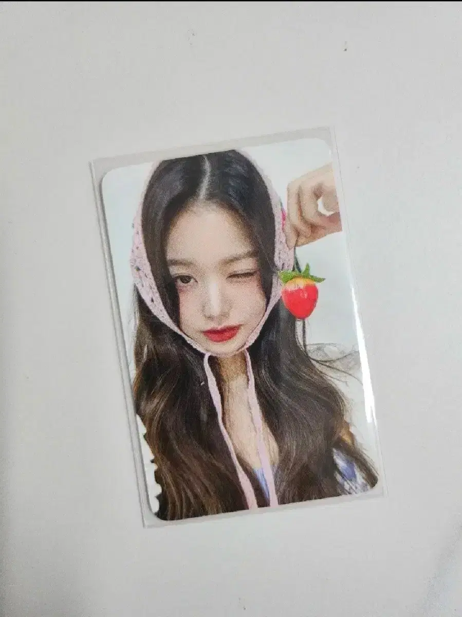 아이브 장원영 엠파시 사운드웨이브 사웨 럭키드로우 딸기 포토카드