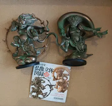 카이요도 불상 입체 도록 풍신, 번개