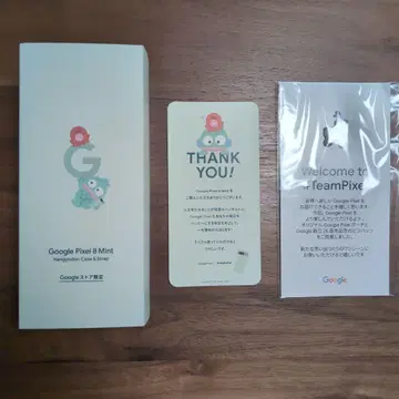 Google Pixel 8 Mint 케이스 한교동 핸드 스트랩 포함