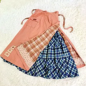 핑크하우스 PINK HOUSE 랩스커트 리버서블 체리