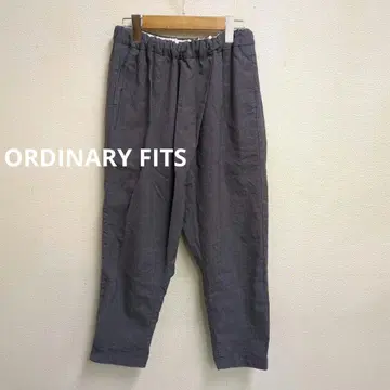 C11182 ORDINARY FITS 트위스트 팬츠 울 100