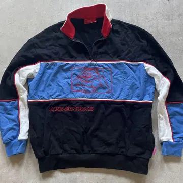 LAZY OAF 하프 지퍼 맨투맨
