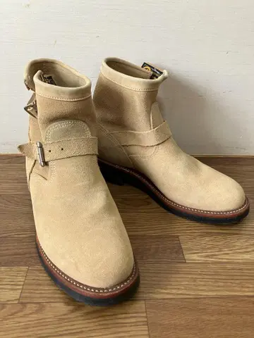 CHIPPEWA 치페와 1901M13 숏 엔지니어 부츠 스웨이드 9.5E
