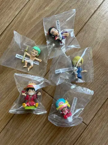원피스 제일복권 광택 색상 밀짚 그림 두루마리 H상 데스크탑 피규어 5종