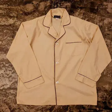 The Men's Store 파자마 셔츠 M USA제 베이지 4199