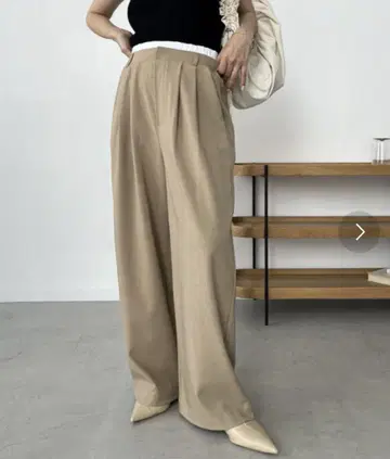 카프리 슈레 마쥬 W 허리 팬츠