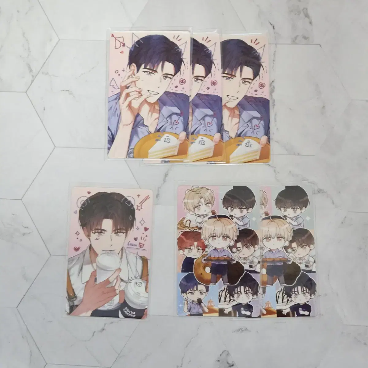 이디야X데못죽 콜라보 포토카드 배세진 류청우 선아현 이세진 박문대 차유진