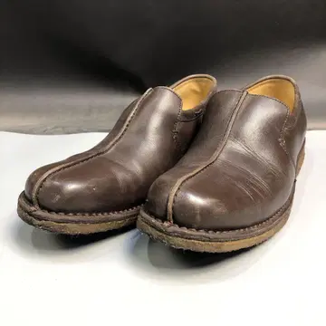 REGAL 가죽 신발 슬립온 23.5cm 블랙 브라운