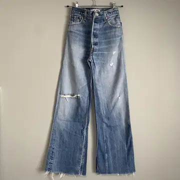 RE/DONE 리던 Levi's 리바이스 24 데님 플라주