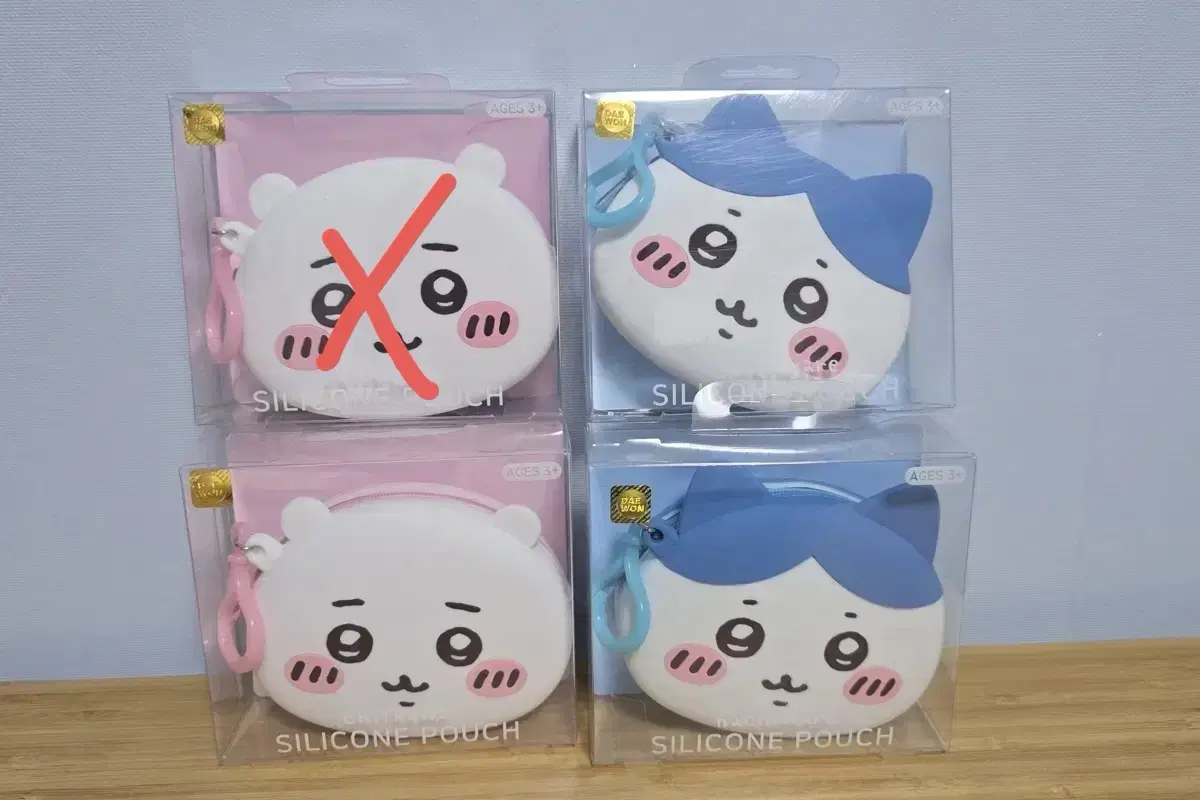 Individual Chiikawa and Hachiware Silicone Coin Purse