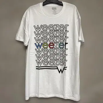 weezer 로고 티셔츠 2021년 제작 L 위저