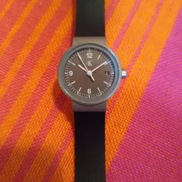 CK 손목시계 아날로그 쿼츠 실리콘 벨트 캘빈클라인