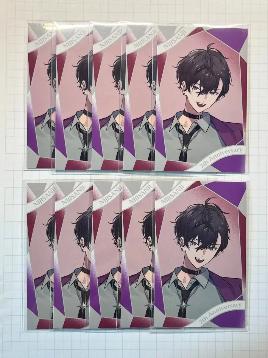 Nijisanji 7th Anniversary Saiki Ittetsu Cheki bulk wts