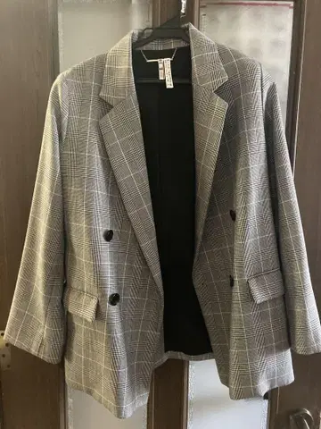 미라 오웬 여성용 0 사이즈 체크 자켓