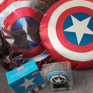 MARVEL 캡틴 아메리카 쉴드 굿즈 묶음 판매 쿠션 등