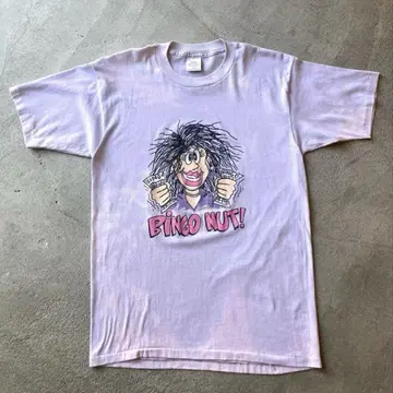 80-90s 페이드 티셔츠 블리치 구제 의류 빈티지