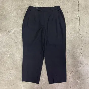 HAVERSACK 울 개버딘 테이퍼드 슬랙스 팬츠 M