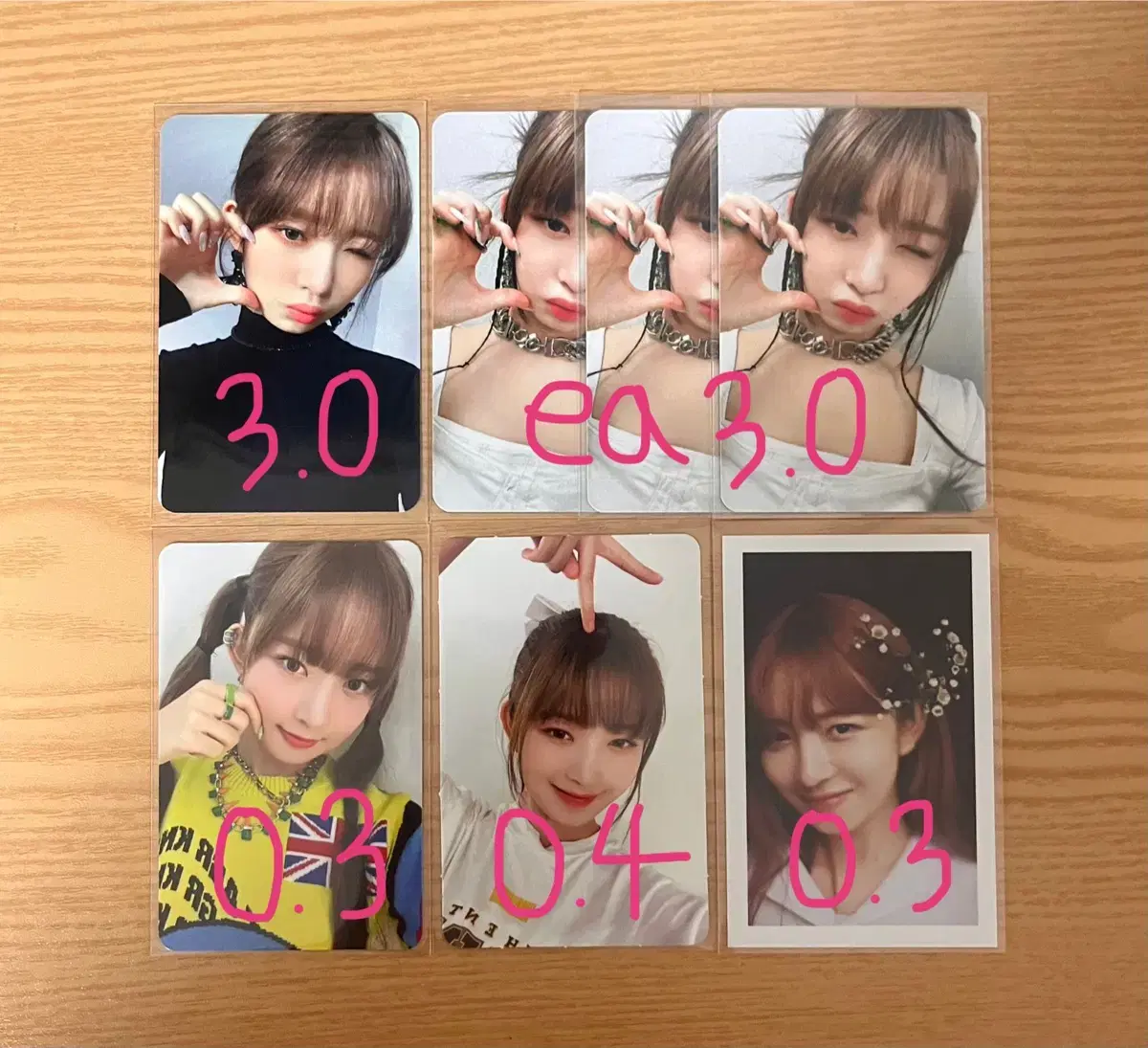 Ive Lay After Like Broadcast Poca WTS Unreleased Photocard Season's Greetings