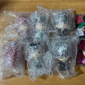 유유백서 피규어 6종 러버 스트랩 세트