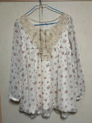 헤이세이 원피스 y2k 공주 갸루 목걸이 포함