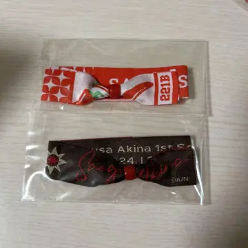 미에다 아키나 Unity 캡슐 토이 가챠 니지산지 리본 팔찌