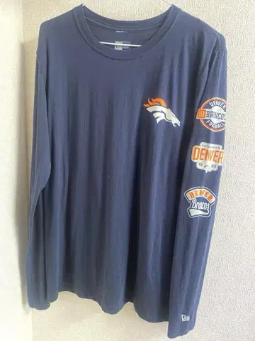 덴버 브롱코스 Denver Broncos 아메카지 긴팔 티셔츠 롱 T