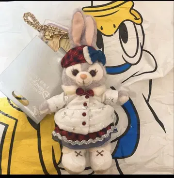 스텔라루 크리스마스 봉제 인형 배지 상하이 디즈니 겨울 코트