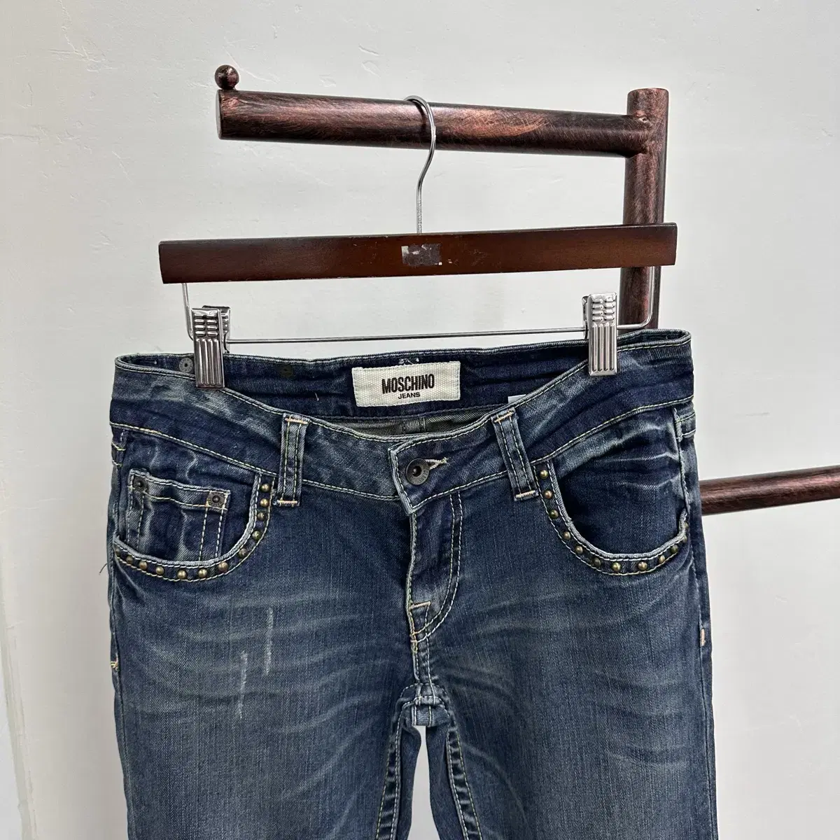 Moschino Vintage Washing Denim Pants