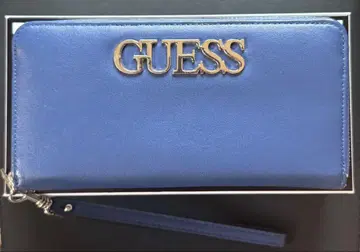 GUESS 장지갑 파란색 박스 포함