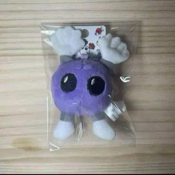 바보짱 봉제 인형 키체인 키링 보라색