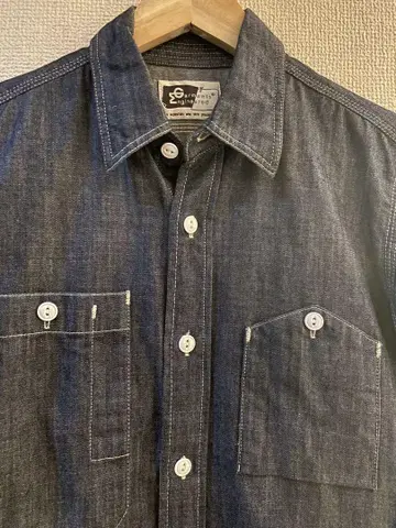 다크 데님 긴팔 워크 ENGINEERED GARMENTS USA제