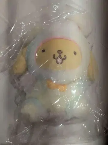 와후와 토끼 놀이 컬러풀 폼폼푸딩 봉제 인형 마스코트