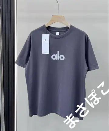 Alo Yoga 반팔 티셔츠 그레이