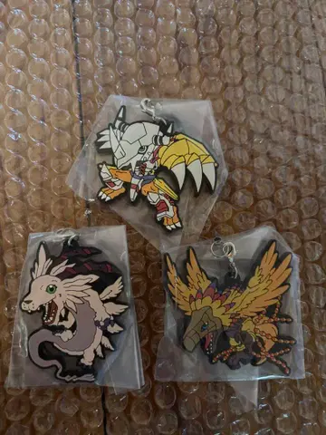 디지몬 어드벤처 tri. 가챠 러버 스트랩 궁극체 세트