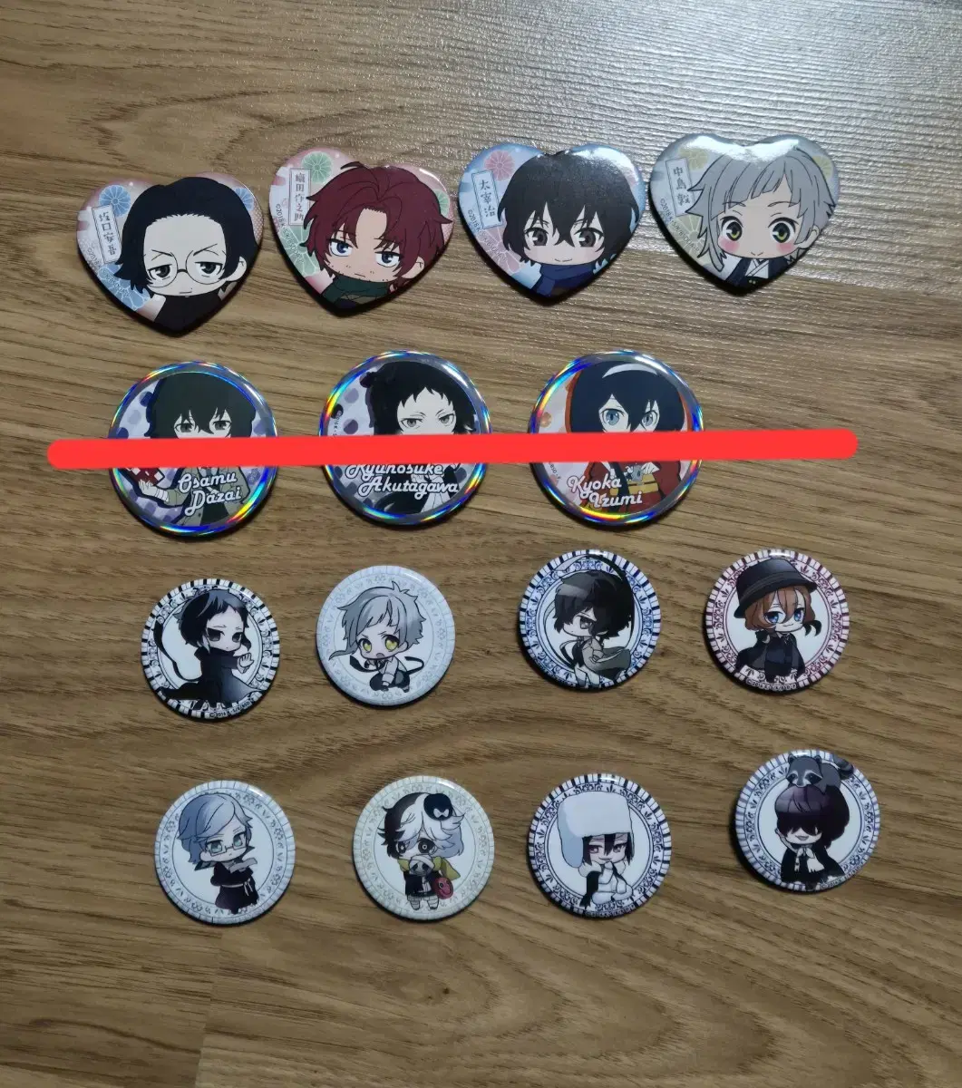 [Official Goods Gacha] Bungo Stray Dogs Can Badge sell