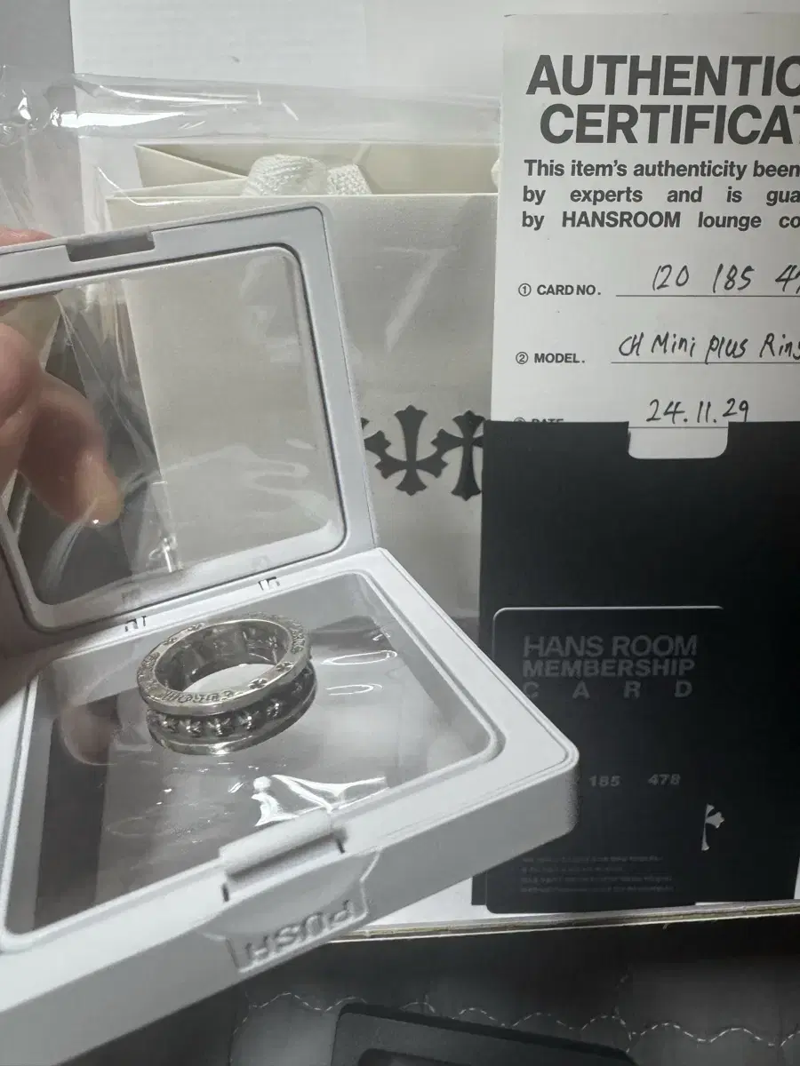 Chrome Hearts Mini Plus Ring Han's Room Full Set
