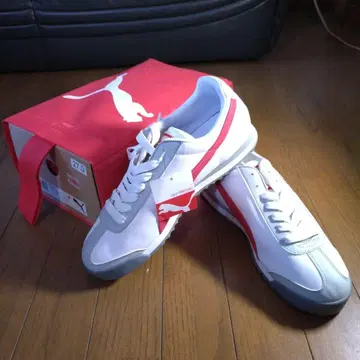 푸마 로마 베이직 스니커즈 빨간색 27cm